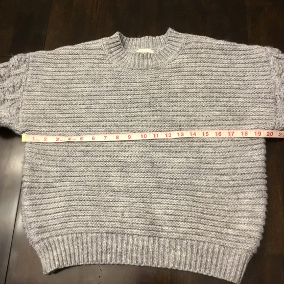 Harper Heritage Bubble Sleeve Knit Sweater Size M - Picture 7 of 11